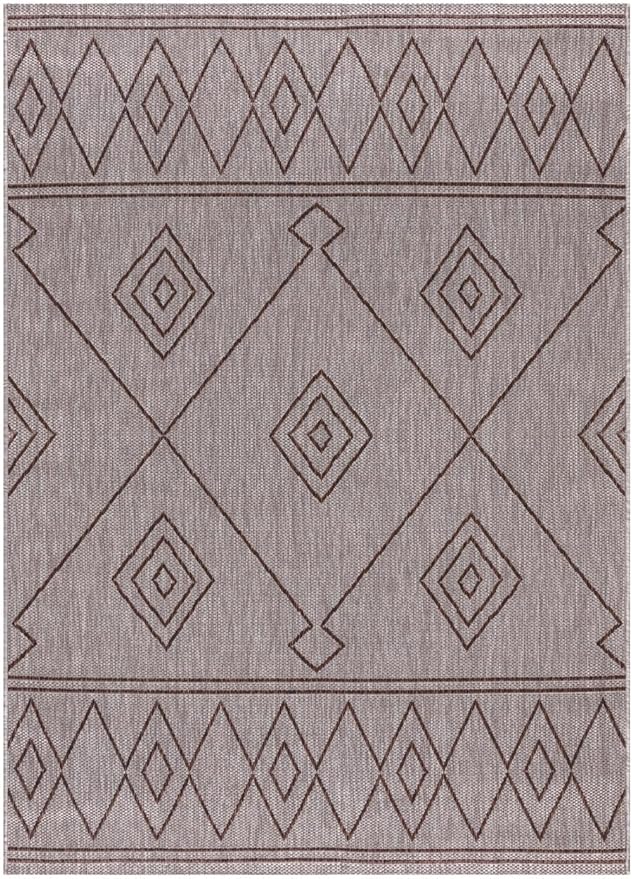 Keen Home Design Terrace Outdoor Area Rug - 10x14 Washable Indoor/Outdoor Rug for Patio, Kitchen, Balcony, Beach, Garden, Deck and Porch, Size: 10'x14'