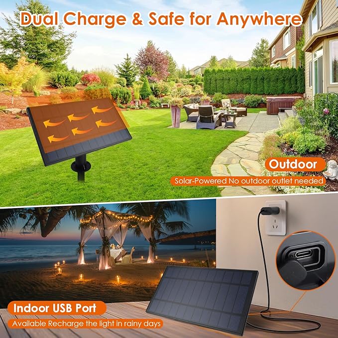 120FT Solar String Lights Outdoor,Solar Patio Lights Waterproof with Remote & 40+2 Dimmable ST38 Shatterproof LED Bulbs,Commercial Grade Solar Powered String Lights for Outside