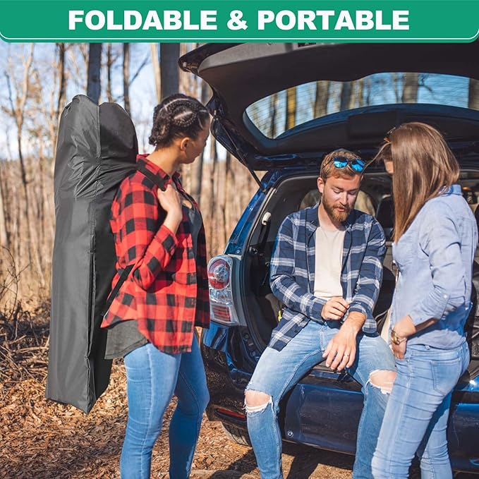 LILYPELLE Folding Camping Cot, Extra Wide Heavy Duty Sleeping Cots with Carry Bag, Double Layer Oxford Portable Travel Camp Cots for Home, Office Nap and Outdoor Beach