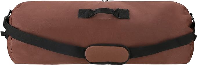 WHITEDUCK HOPLITE Heavy Duty Military Canvas Duffel Bag, Army Cargo Style, Foldable Tactical Outdoor Bag, Travel, Storage