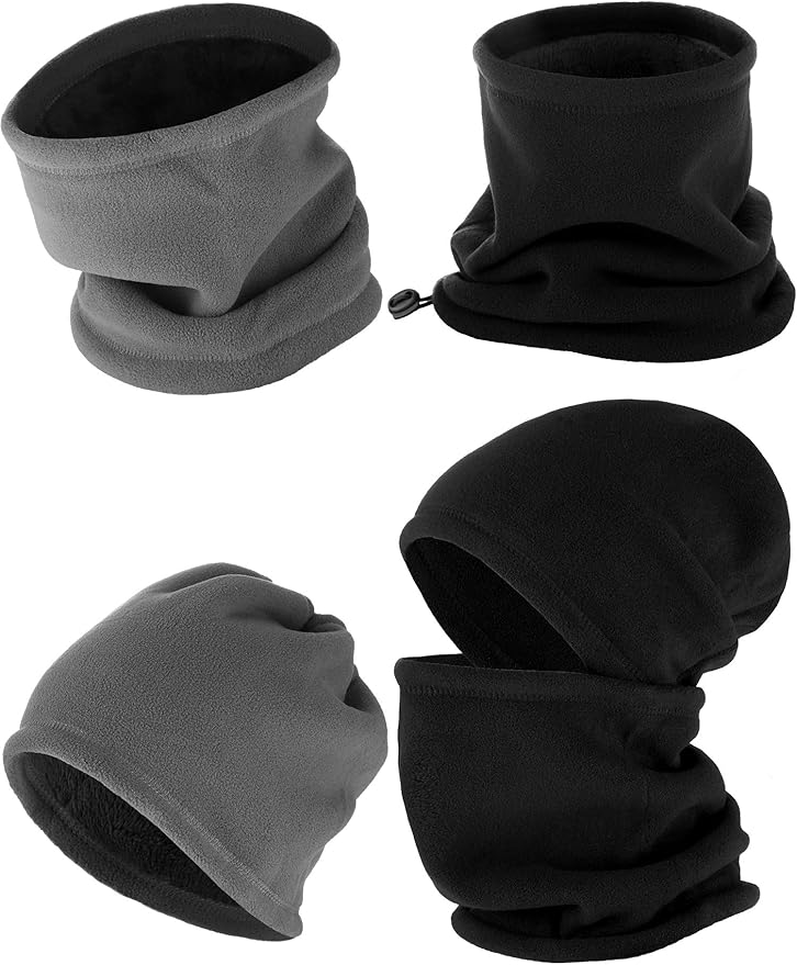 Tatuo Winter Neck Warmer Gaiter for Men Women Ski Fleece Winter Scarf Windproof Face Mask for Skiing Hiking Cycling