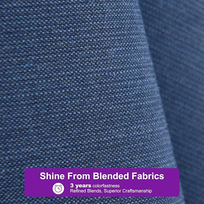 PURPLE LEAF 9 FT Cantilever Patio Umbrella Outdoor Aluminum Offset Square Umbrella with 3 Years Fade Resistance Recycled Fabric and 360-degree Rotation for Deck Pool Garden,Ocean Slate