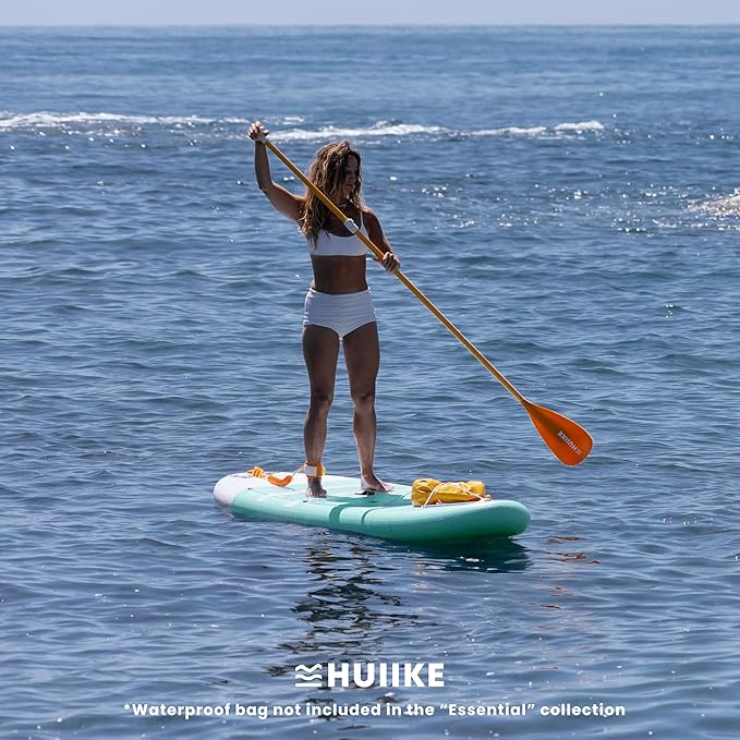 Inflatable Paddle Board for Adults with Accessories Included, Oar, Fins, Pump. Stand Up Paddleboard Great Stability and Resistance. 10’ x 33" x 5.9", Maximum Load 286 lb