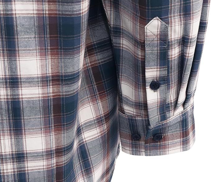 KONRECO FR Shirts for Men Fire Resistant Button Down Work Shirt 100% Cotton 6.5oz Lightweight Welding Shirts