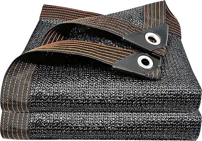 winemana 40% Black Shade Cloth, 3.3 x 6.6 FT Durable Mesh Tarp with Grommets, Resistant Garden Sun Shade Netting, Shading Antifreezing for Pergola, Greenhouse, Plants Growing, Chicken Coop