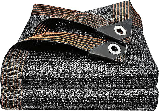 winemana 40% Black Shade Cloth, 3.3 x 6.6 FT Durable Mesh Tarp with Grommets, Resistant Garden Sun Shade Netting, Shading Antifreezing for Pergola, Greenhouse, Plants Growing, Chicken Coop