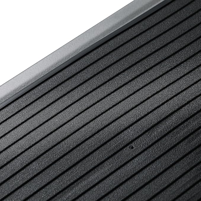 Heavy-Duty Step Stool with Carry Handle – 4.1" Low Foot Stool, Non-Slip Rubber Platform, 500lb Capacity – Portable Safety Step for Seniors, Adults, Bathroom, Bed, SUV – Gray, 17"x13"