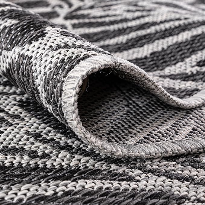 Keen Home Design Terrace Outdoor Area Rug - 6x9 Washable Indoor/Outdoor Rug for Patio, Kitchen, Balcony, Beach, Garden, Deck and Porch, Size: 6'x8'10"