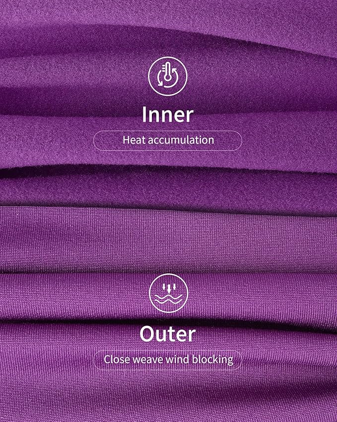 WEERTI Thermal Underwear for Women Long Johns with Fleece Lined, Base Layer Women Cold Weather Top Bottom