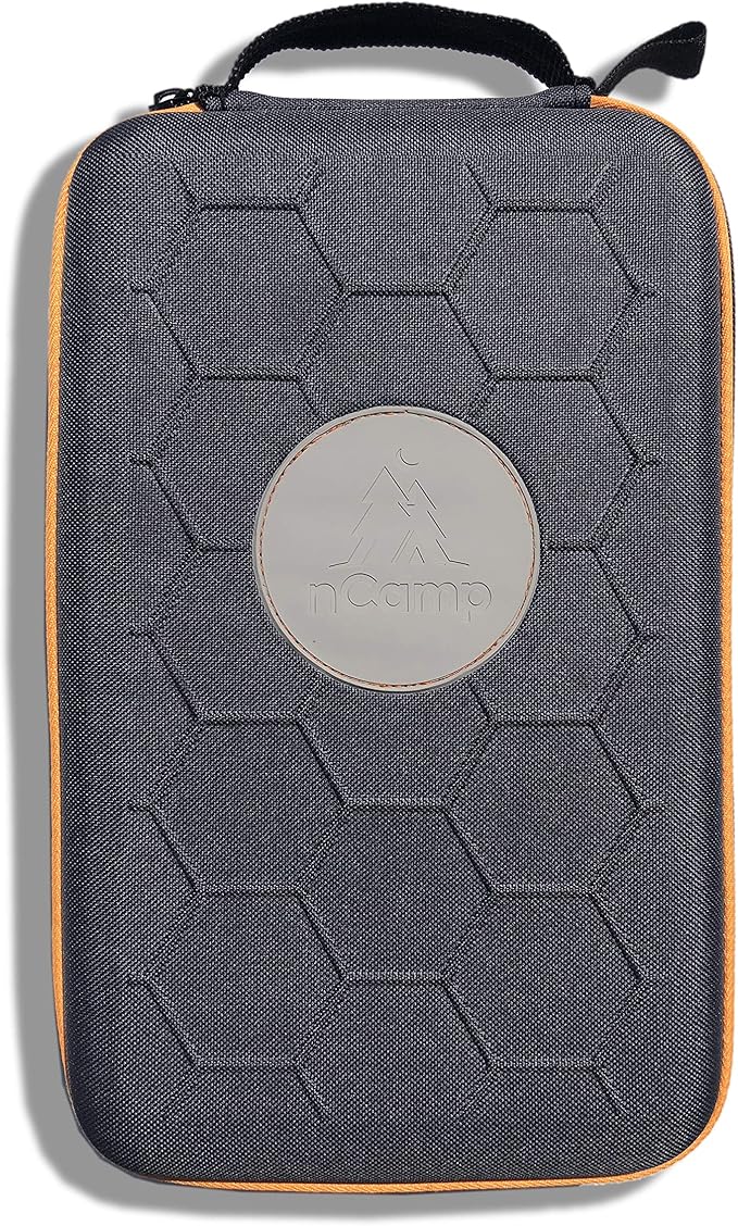 nCamp - Camping Stove Bag, Backpacking Stove Carrying Case for Camping Accessories, Compact & Lightweight, 12 x 7.5 x 3 inches