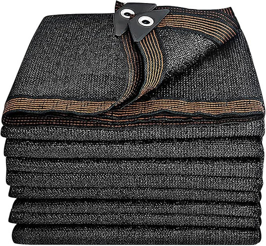 winemana 50% Black Shade Cloth, 20 x 48 FT Durable Mesh Tarp with Grommets, Garden Sunblock Shade Cloth Shading Antifreezing for Plants Cover, Greenhouse, Barns Kennel, Patio, Tomatoes