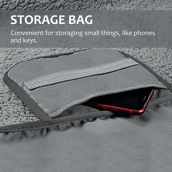 Tirrinia Large Waterproof Outdoor Blanket, Soft Warm Windproof Stadium Blanket with Sherpa Fleece and Foldable for Outdoor Sport, Baseball, Football, Beach, Concerts, Car