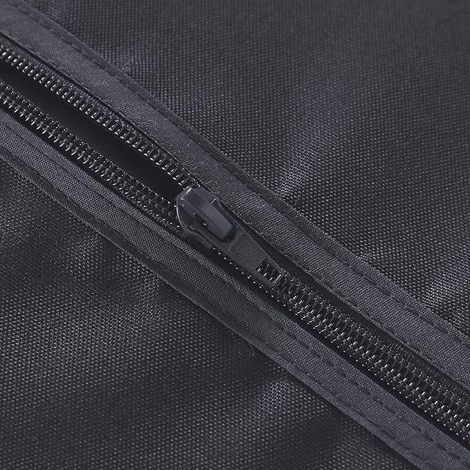 LUSHVIDA Square Outdoor Tablecloth with Umbrella Hole and Zipper, 54x54 Inch Grey, Washable Waterproof Table Cloth Spill Proof Wrinkle Free Table Cover for Patio Spring Summer Picnic BBQS