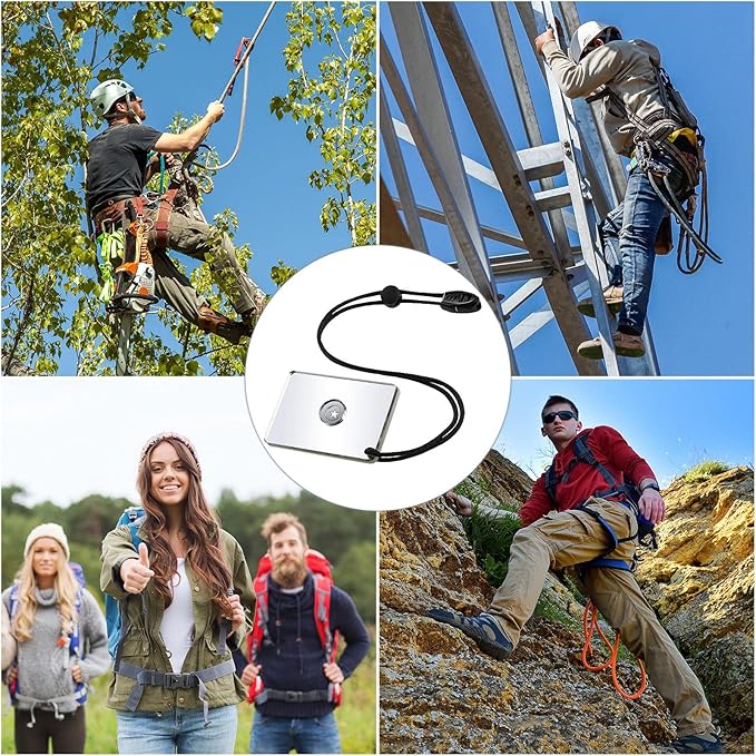 Ferraycle 5 Pieces Signal Mirror Survival Reflective Mirror with Lanyard Compass Whistle Outdoor Emergency Rescue Reflective Signal Star Flash Tool for Hiking Camping Backpacking Emergency Situations