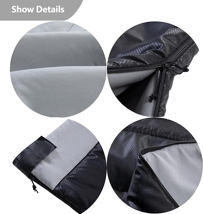 PO PO BEAR Zero Degree Sleeping Bag for Adults 100% Cotton Flannel Tall and Big