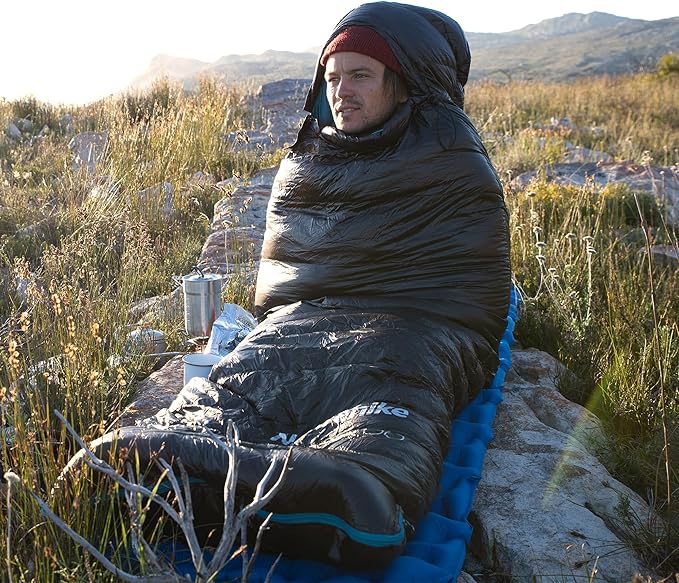 Naturehike Ultralight Down Sleeping Bag, 650FP Backpacking Sleeping Bag for Adults, 42℉ Waterproof Sleeping Bags for Camping, Hiking, Traveling with Compression Sack