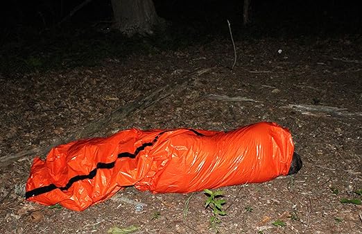 Primacare CB-3684 Emergency Sleeping Bag for Survival – Mylar Blanket/Tent Used for Emergencies, Camping, Hiking, Hunting, Marathons, Outdoors, and Perfect for Medical First Aid Supply Kits, Adult