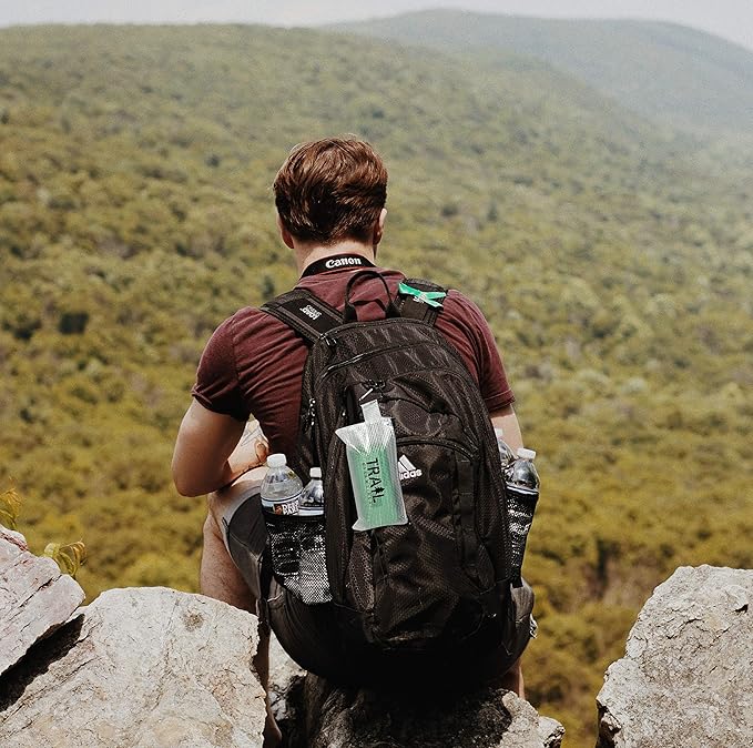 Toilet Bags, Certified Biodegradable and Compostable; Use and Bury in Ground –Includes Convenient Water Resistant Carry Case