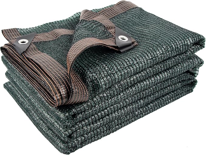 40% 20 X 48 FT Green Shade Cloth, Outdoor Woven Sun Shade with Grommets, Durable Breathable Netting Shading Antifreezing for Patio, Garden, DIY Home, Plants Cover, Greenhouse, Dog Kennel