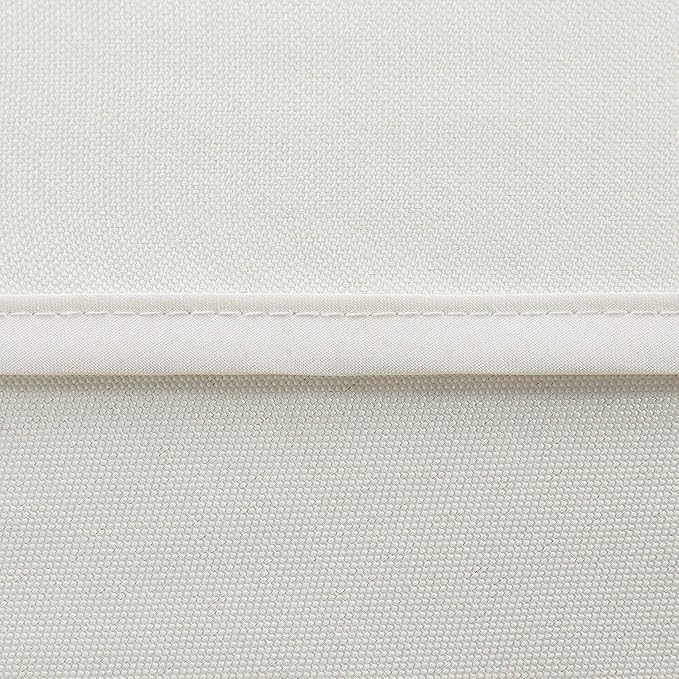 LUSHVIDA Round Outdoor Tablecloth with Umbrella Hole and Zipper, 60 Inch Beige, Washable Waterproof Table Cloth Spill Proof Wrinkle Free Table Cover for Patio Spring Summer Picnic BBQS