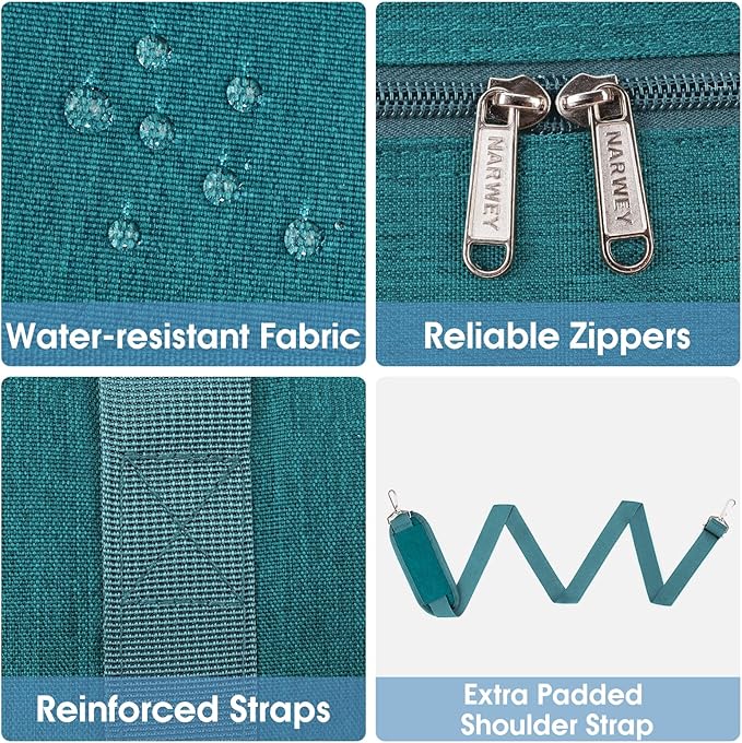 Carry on luaggage 22x14x9 Airlines Approved Foldable Carry on Bag Travel Duffel Packable Duffle Overnight for Women and Men 40L (Teal)