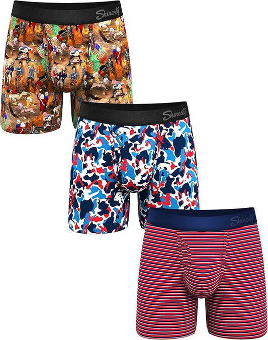 Shinesty Hammock Support Mens Boxer Briefs with Pouch