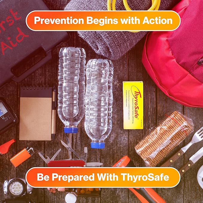 65mg Potassium Iodide Tablets (960 Pack) - Protects Your Thyroid from Nuclear Radiation Exposure