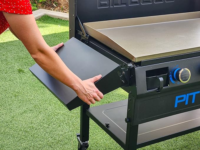 Pit Boss 10963 4-Burner Gas Griddle, Black