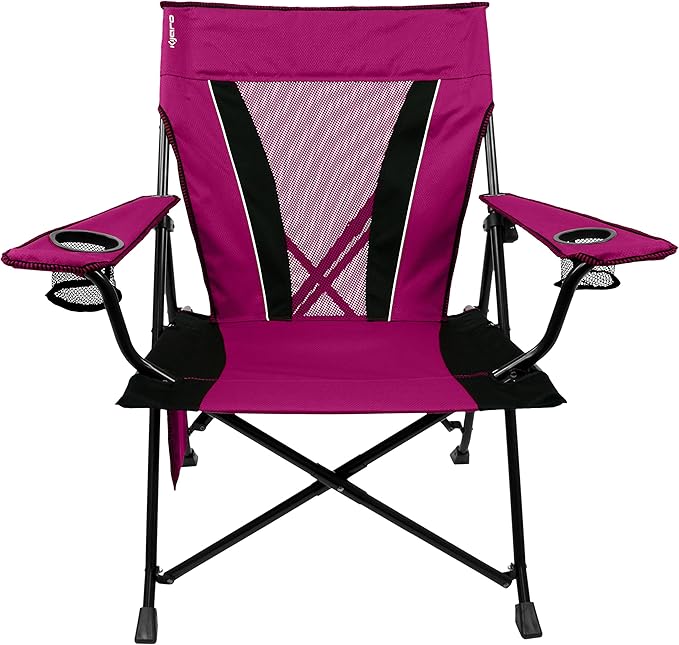 Kijaro XXL Dual Lock Portable Camping Chair - Supports Up to 400lbs - Enjoy The Outdoors in a Versatile Folding Sports & Outdoor Chair