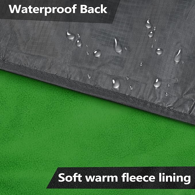 Catalonia Waterproof Stadium Blanket, Windproof Wearable Poncho for Football Sideline & Sports Events for Fans, Portable, Durable Outdoor Blanket for Camping & Tailgating