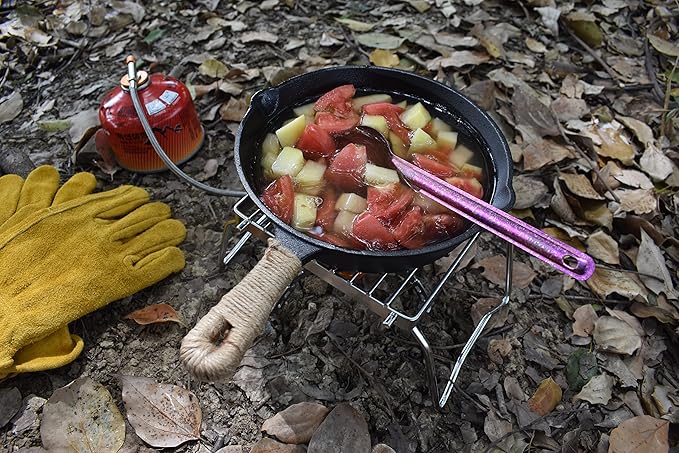 Titanium Long Handel Spork and Spoon, Camping Spork and Spoon, Soup Spoon, Eco-Friendly Coffee Spoon, Portable Travel Camping Utensils
