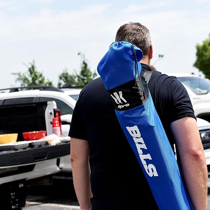 Kijaro Sports Fan Folding Chair, 26" L x 35.5" W x 37" H, Buffalo Bills