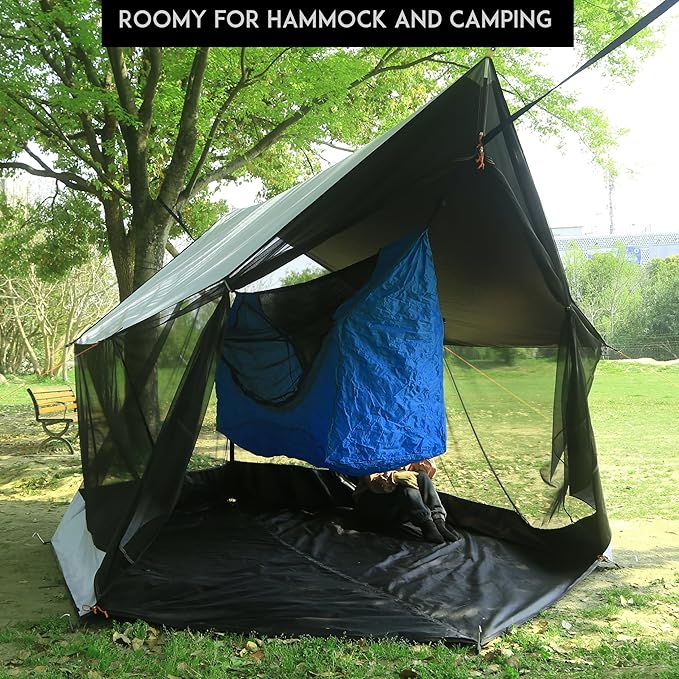 Preself Screen House for Hammock Canoe Picnics Backyards Backpacking Camping Beach in Summer