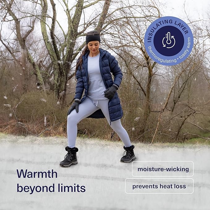 Thermal Underwear for Women Long Johns Women Thermal Top Bottom Fleece Lined Base Layer Pajamas Cold Weather