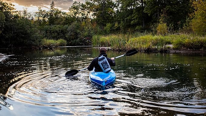 Piscifun Dry Bag, Waterproof Floating Backpack 5L/10L/20L/30L/40L with Waterproof Phone Case for Boating, Kayaking, Fishing