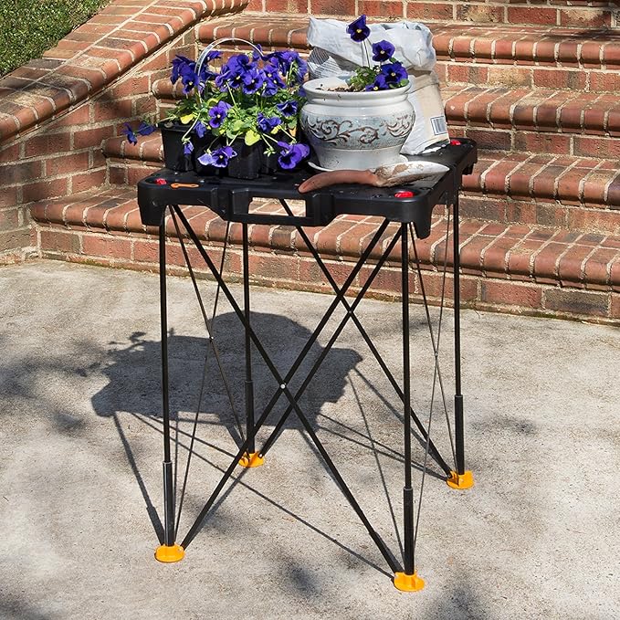 Worx WX066 Sidekick Folding Work Table, Portable All-in-one Work Bench