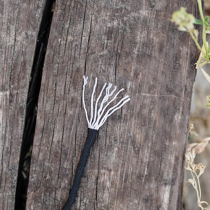 SURVIVE Paracord Bracelet, Pack of 2, Emergency Hiking Survival Kit Fire Starter Compass Whistle, 3 Wrist Sizes: Small Medium Large, 8.5-10 ft Continuous Strand Flint Steel Scraper 5 in 1