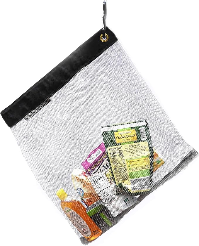 Camping Bundle - Ultralight Rodent Proof Dry Bag for Backpacking - Bear Bag Food Storage for Camping with Coghlans Odor Proof and Waterproof Bag, Survival Utility Rope and Carabiner (XS)