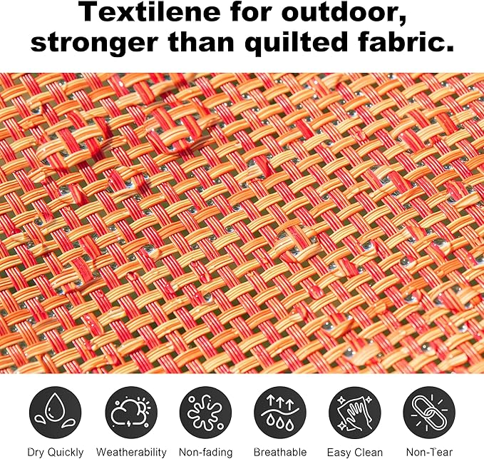 14ft Two Person Outdoor Hammock, Portable Camping with Folding Steel Spreader Bar, Carrying Bag, Carabiners, Tree Straps, Pillow & Sidebag, Quick Dry Textilene Fabric, 550 lbs Capacity (Sunset)