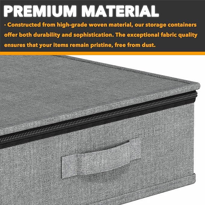 SpaceAid Cup and Mug Storage Organizer 2 Pack, China Storage Containers, Hard Shell Quilted Cases with Soft Plate Separators, Moving Supplies Packing Boxes for 24 Tea Cups or Coffee Mugs (Grey)