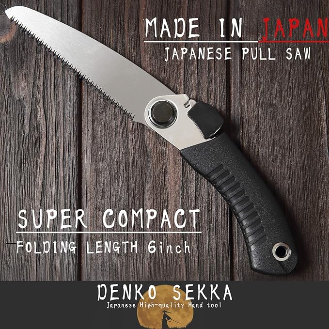 Japanese Pull Saw, Long Handle with Precision Blade and Cutting Power, Heavy Duty Woodworking Saw Replacement Blade