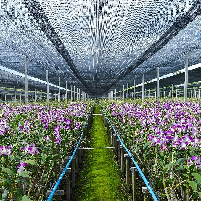 Keten 70% Garden Shade Cloth, 12x6FT HDPE Mesh Tarp with Upgraded Grommets, UV-Resistant Outdoor Sun Shades for Greenhouse, Garden, Patio Plants, Pergola