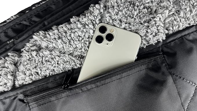 DOWN UNDER OUTDOORS Large Waterproof Windproof Extra Thick 350 GSM Quilted Fleece, or Sherpa Stadium Blanket