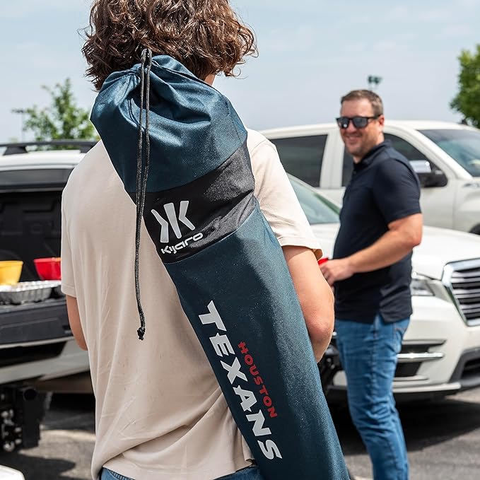 Kijaro Dual Lock Pro Sports Fan Folding Chair, 26" L x 35.5" W x 37" H, Houston Texans