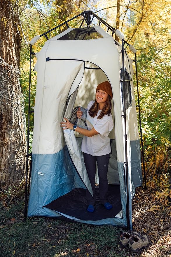 Caddis Rapid Privacy Shelter 1/2-Rooms, Camping Shower & Portable Toilet Tent, Privacy Tents for Camping, Pop Up Tent for Showering, Changing or Lavatories, Portable Shower, (by Caddis Sports Inc.)