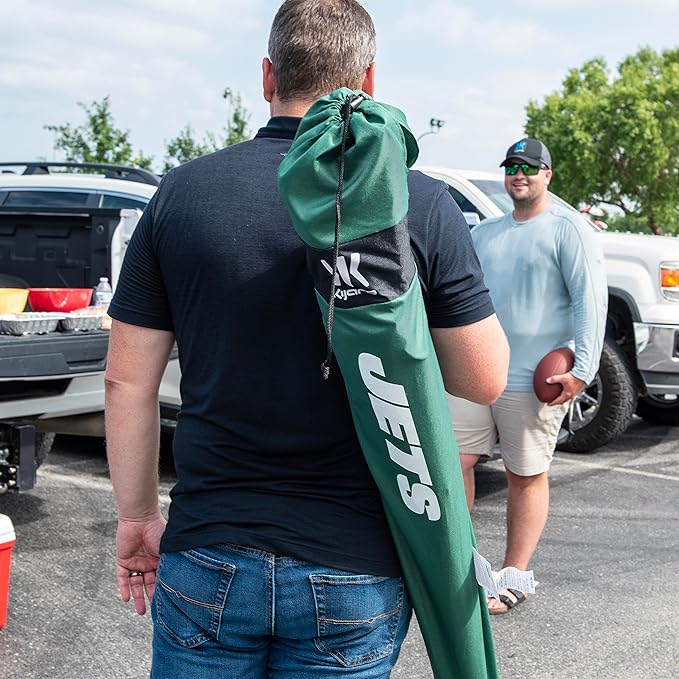 Kijaro Dual Lock Pro Sports Fan Folding Chair, 26" L x 35.5" W x 37" H, New York Jets