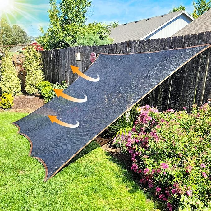 Shade Cloth - for Plants Greenhouse, 70% Sunblock Shade Sails -for Outdoor Garden Pergola Patio Lawn Sun Shade Cloths for Kennel Chicken Coop Easier to Hang Plant Shade Net Cover