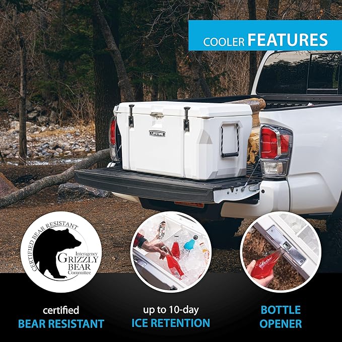 Lifetime Hard Cooler, High Performance Ice Chest