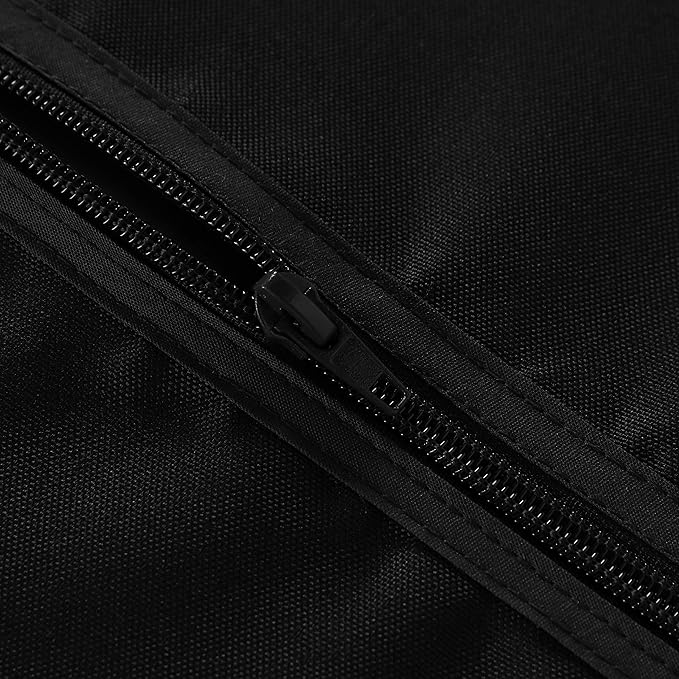 LUSHVIDA Square Outdoor Tablecloth with Umbrella Hole and Zipper, 54x54 Inch Black, Washable Waterproof Table Cloth Spill Proof Wrinkle Free Table Cover for Patio Spring Summer Picnic BBQS