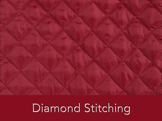 Covermates Keepsakes - Serveware Storage - Padded Protection - ID Window - Stain Resistant - Machine Washable - China Storage, Red